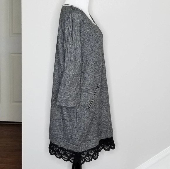 Anthropologie Dolan Fiona Gray Sweater Dress S - Picture 3 of 6
